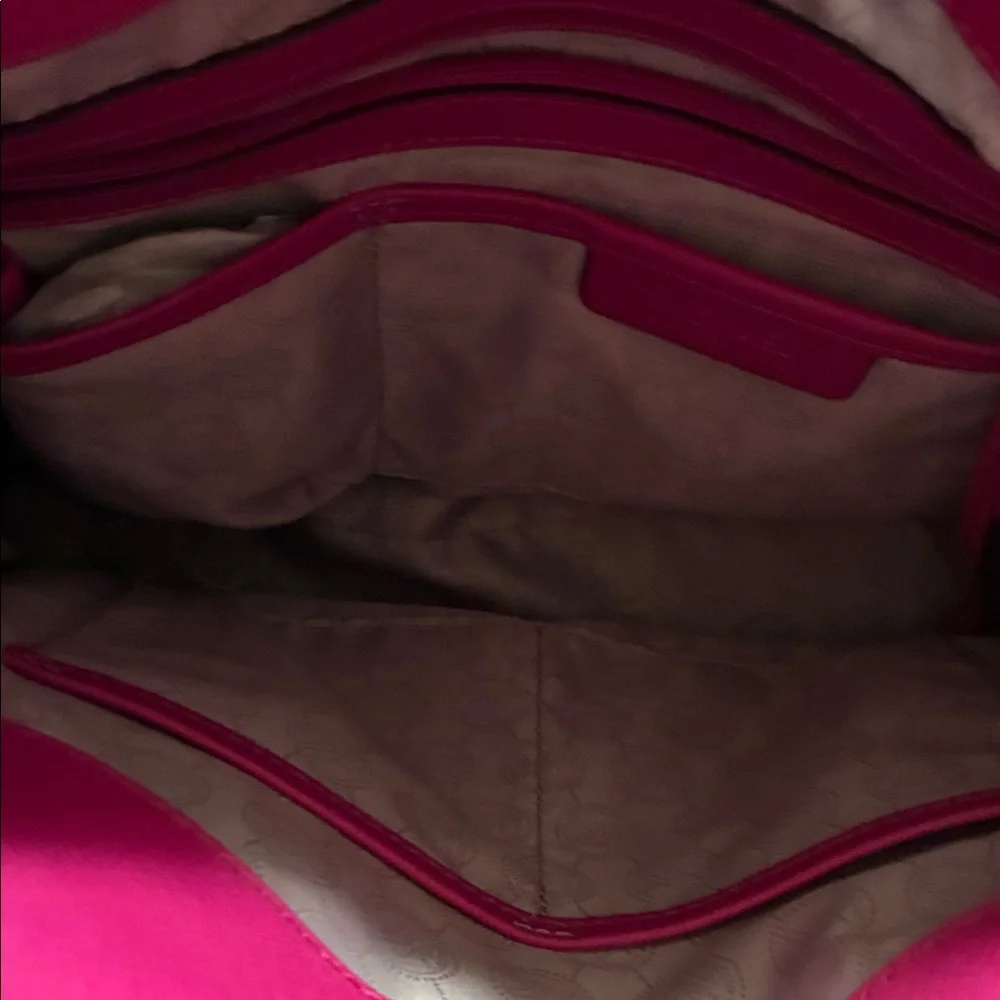 Michael Kors Fuchsia Satchel Bag - Picture 4 of 4
